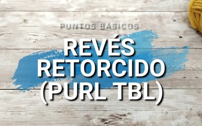 PUNTO REVÉS RETORCIDO (purl through the back loop)