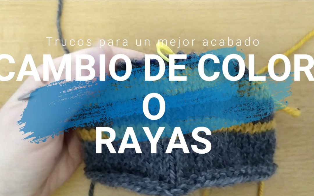 CÓMO TEJER RAYAS SIN SALTO EN CIRCULAR